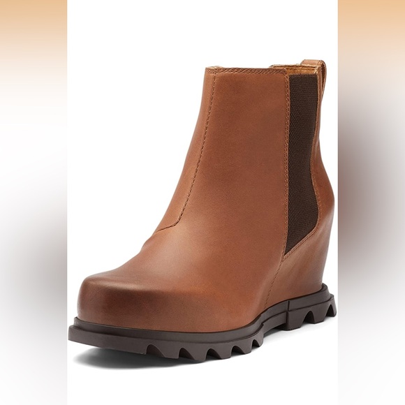 Sorel Joan of Arctic Wedge Ill Chelsea Boot - Waterproof Leather Wedge Boots 7 - Picture 5 of 11